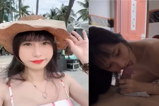 Đi biển chỉ để làm bạn gái thích yêu bằng miệng