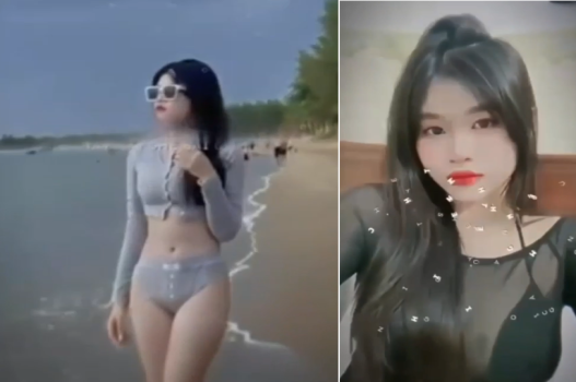 Kim Anh đắm say bên bờ biển trong đêm muộn mê mẩn rên rỉ