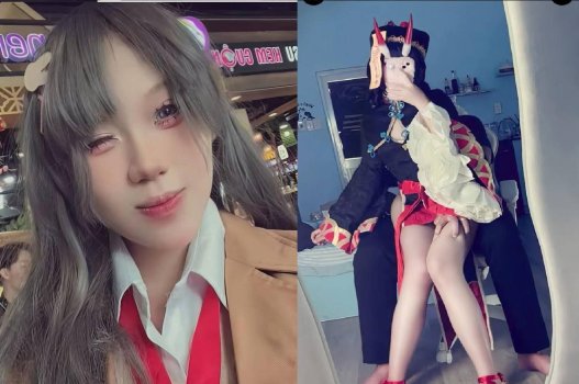 Sex mới em gái cosplay lén lút thân mật với bạn trai cũ