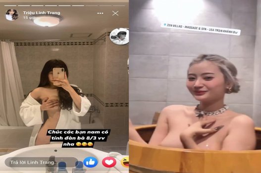 Triệu Linh Trang nóng bỏng xuất hiện trong clip gây sốt TikTok